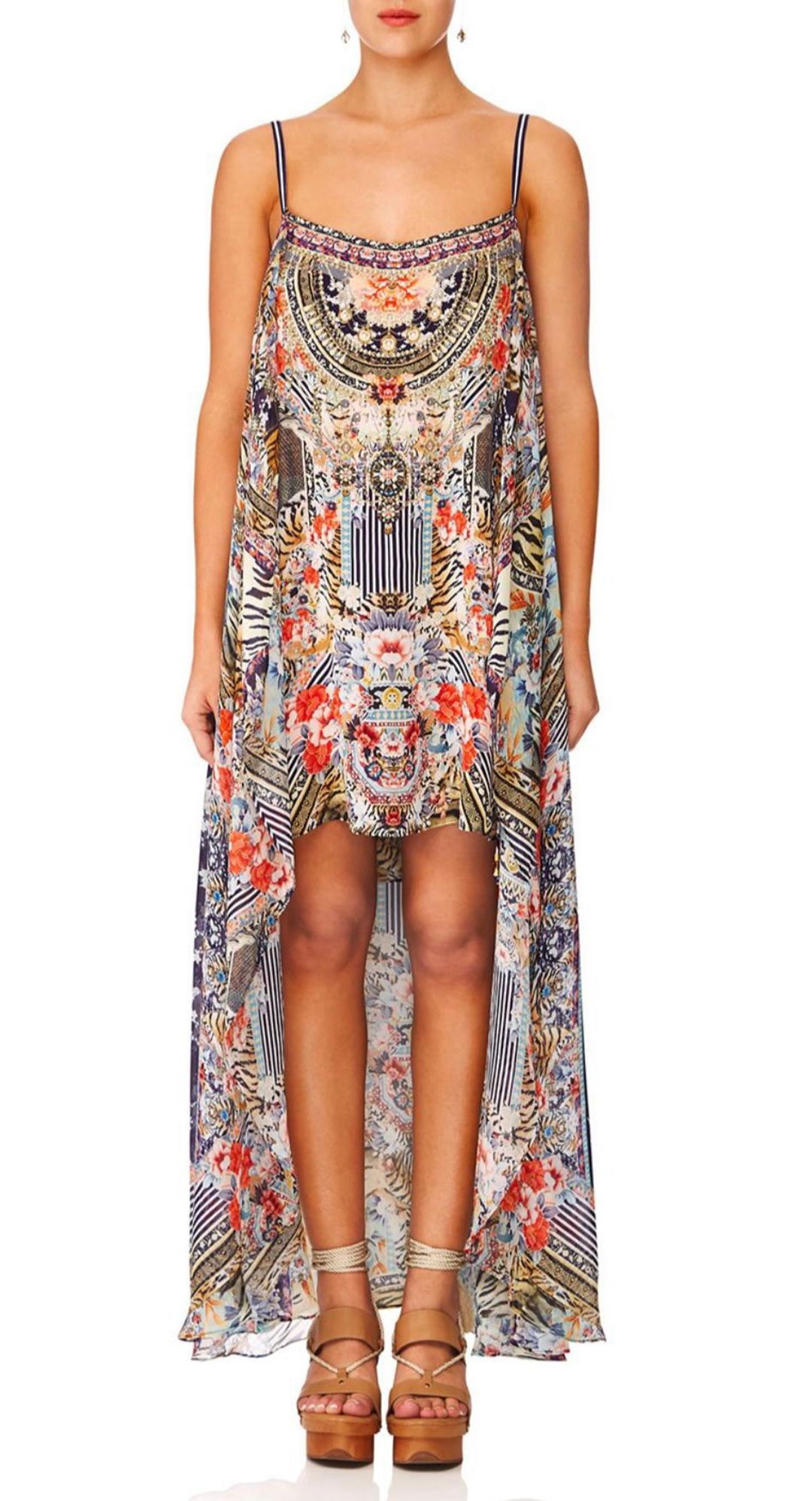 Cam mini dress W long overlay  for rent on The Volte - main image