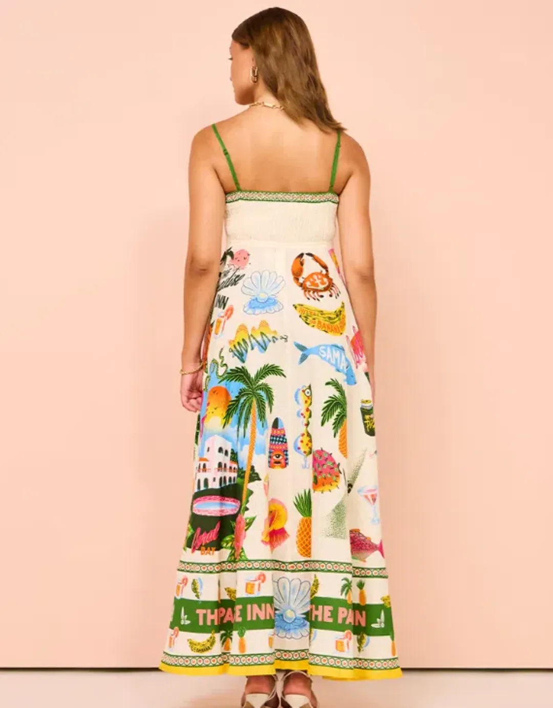 Alemais Paradiso Sundress in Multi Size AU 10 for rent on The Volte - main image
