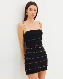 Bec & Bridge La Bamba Mini Dress in Black Size AU 6  for rent on The Volte - image 2