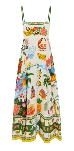 Alemais Paradiso Sundress Print Size 16  for rent on The Volte - image 3
