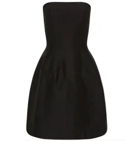 Aje Baret Strapless Mini Dress Black Size 8 for rent on The Volte - image 5