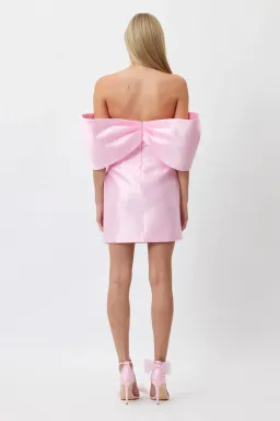 Bianca & Bridgett Eden Mini Dress Pink Size 6 for rent on The Volte - image 3
