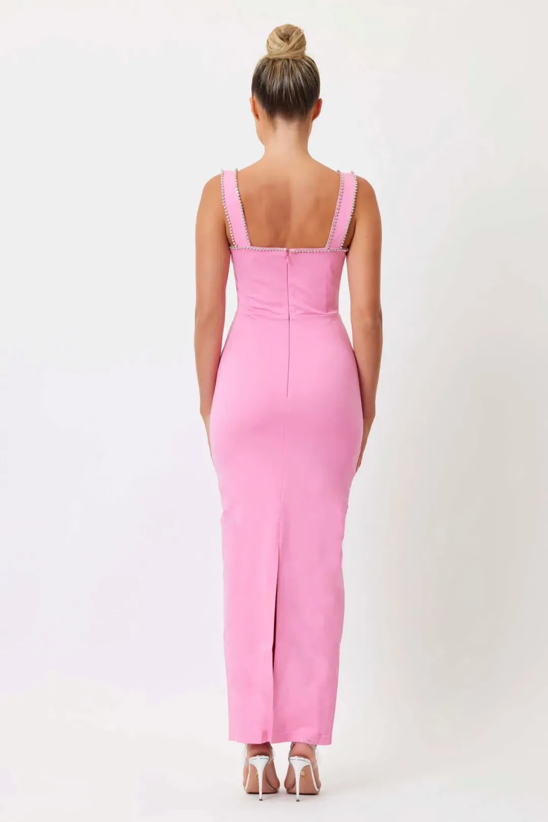 Bianca and Bridgett Scarlett Maxi Dress Pink Size 8  for rent on The Volte - main image