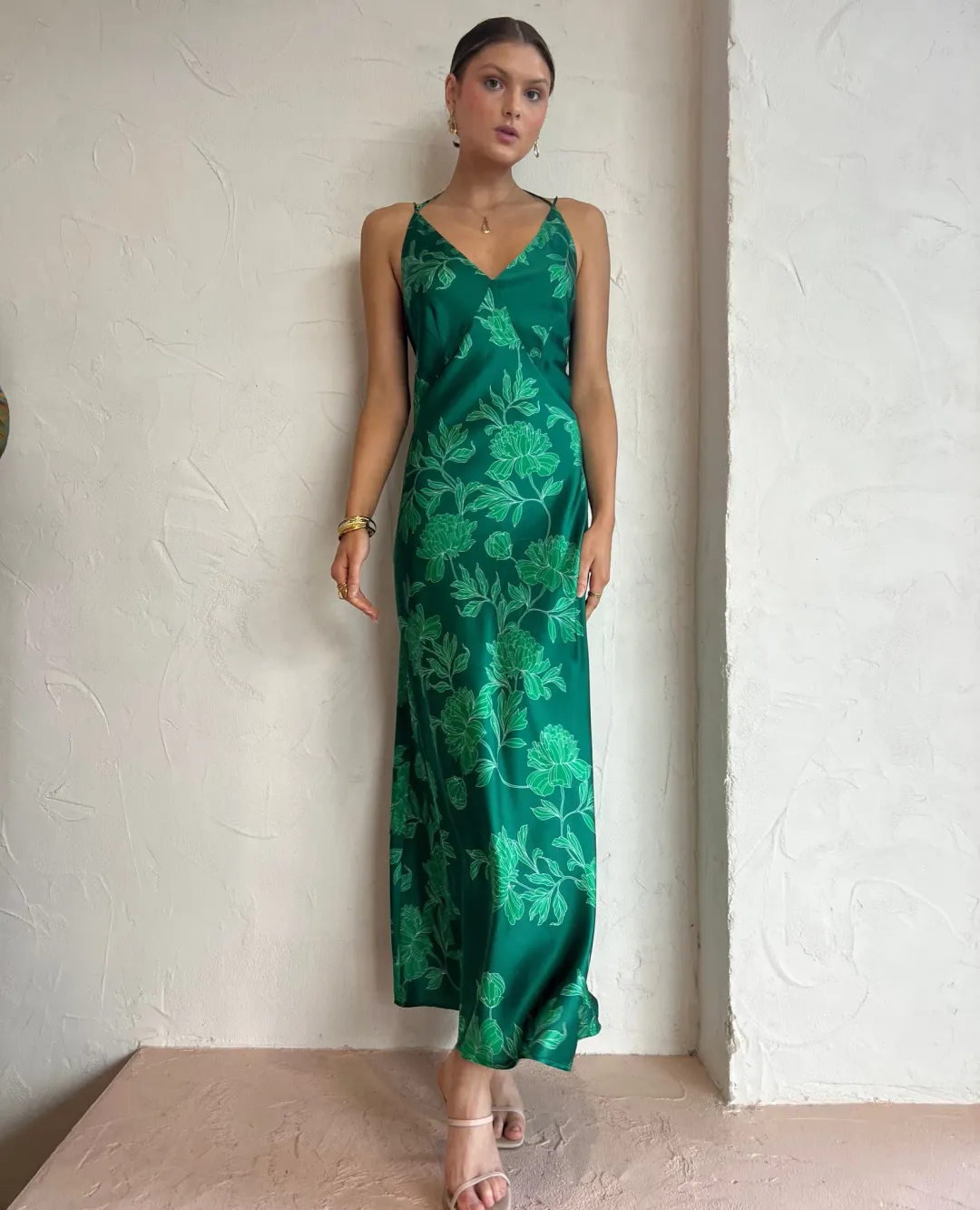 Hansen and Gretel Delphine Dress Green Size 10 for rent on The Volte - main image