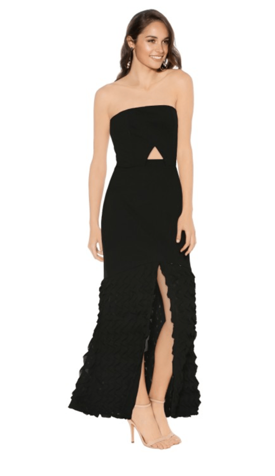 Premonition Odile Evening Dress Black 8 for rent on The Volte - main image