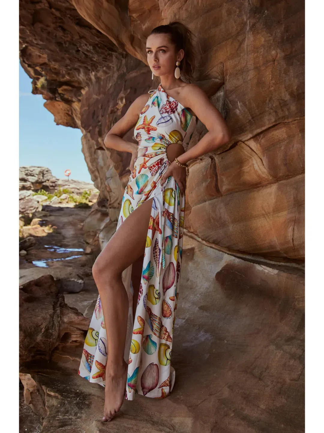 Sonya Moda Nour De La Mer Dress in Print Size AU 14 for rent on The Volte - main image