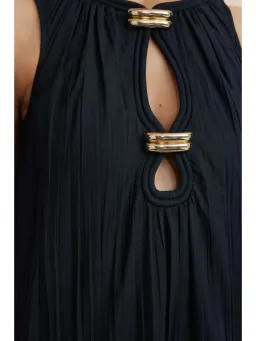 Acler Conara Maxi Dress in Black Size AU 14 for rent on The Volte - image 4