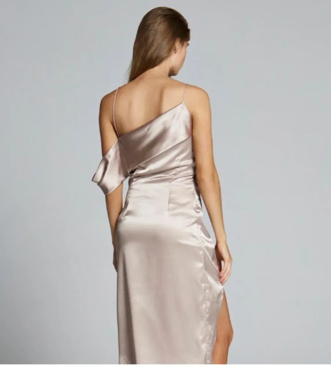Maurie & Eve Noa Dress in Mushroom Size XS / AU 6 for rent on The Volte - main image