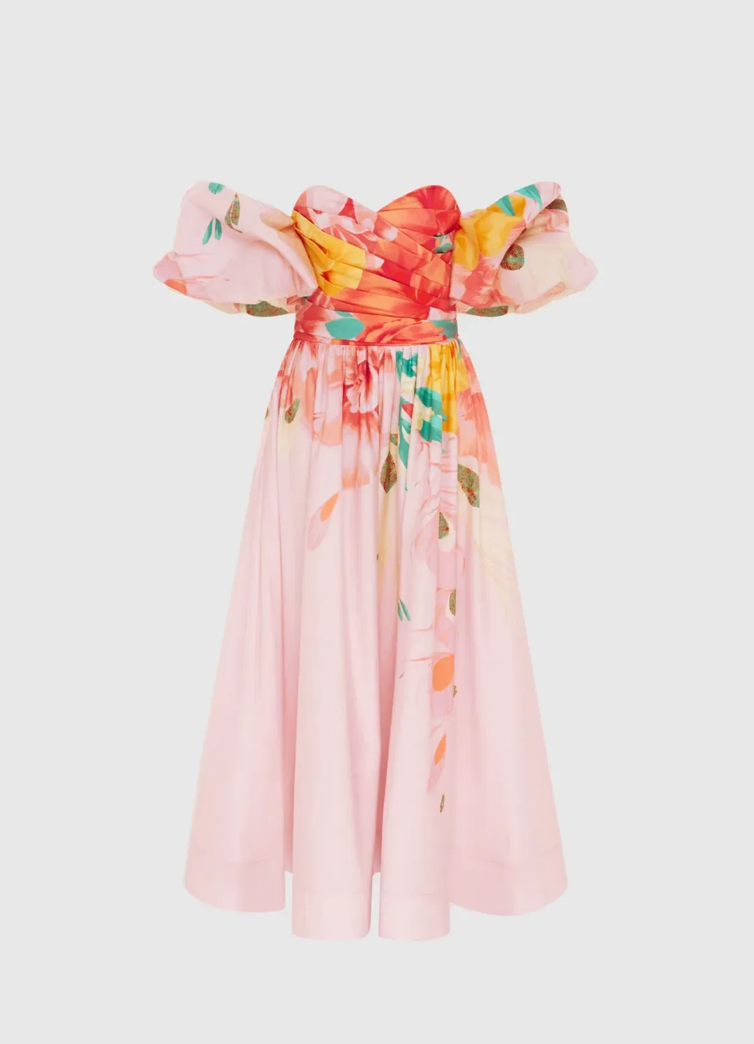 Leo Lin Maevis Midi Dress Euphoria Print Size 14 for rent on The Volte - main image