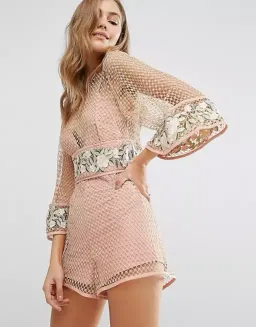 Alice McCall All Eyes On You Playsuit Antique Rose Size 4 for rent on The Volte - image 2