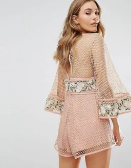 Alice McCall All Eyes On You Playsuit Antique Rose Size 4 for rent on The Volte - image 4