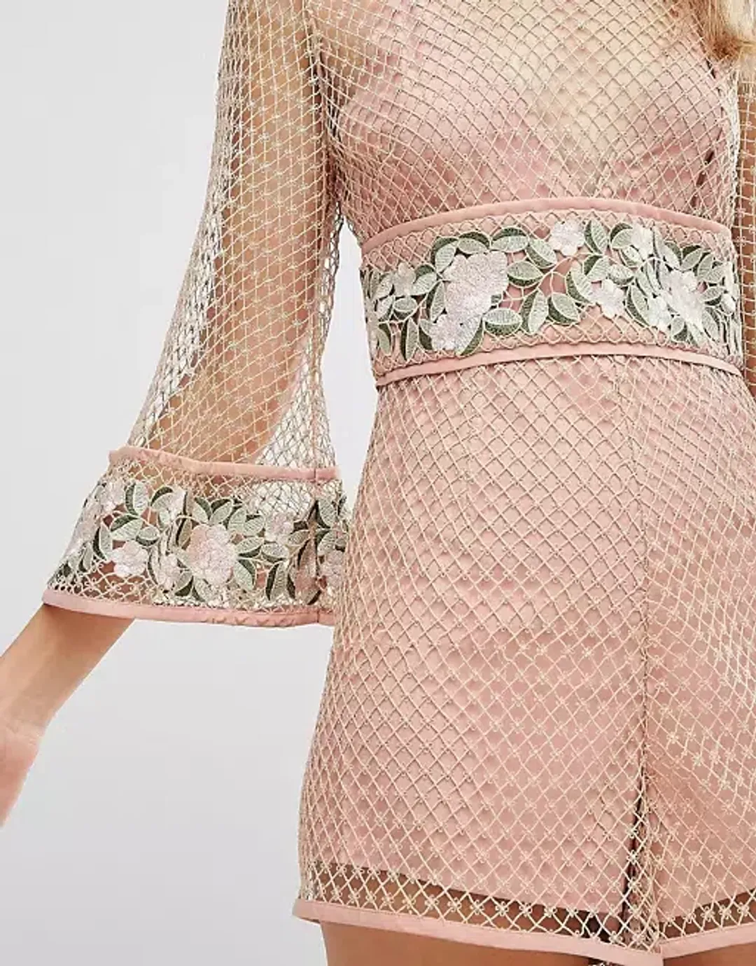 Alice McCall All Eyes On You Playsuit Antique Rose Size 4 for rent on The Volte - main image