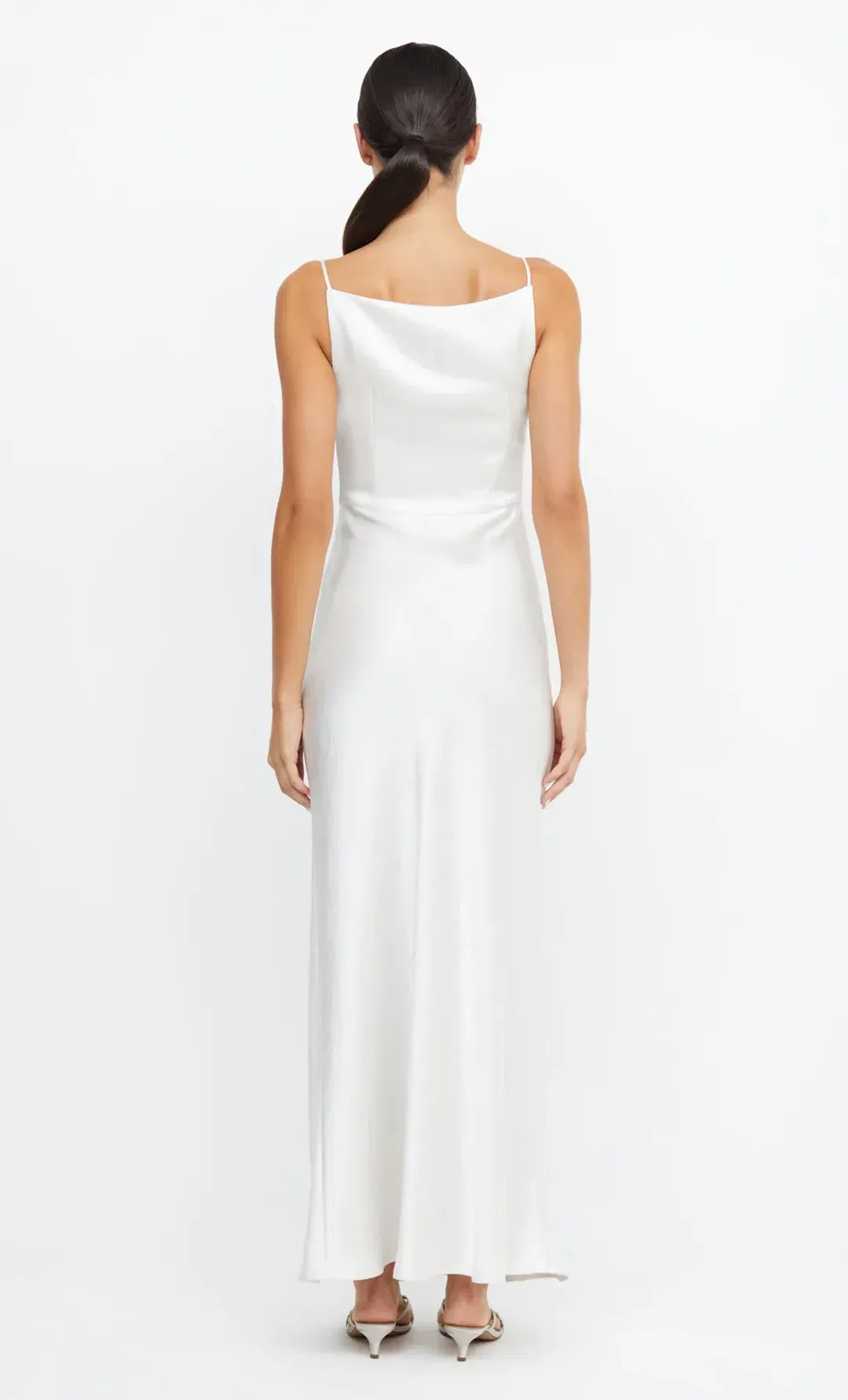 Bec & Bride The Dreamer Maxi Dress Ivory Size 8 for rent on The Volte - main image