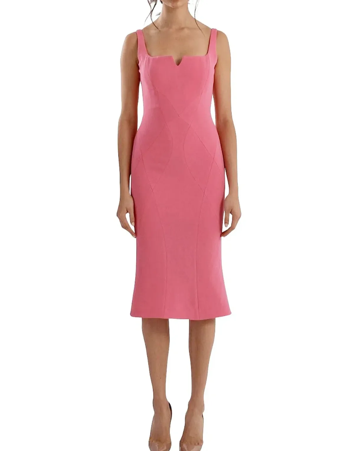 Rachel Gilbert Anneke Dress Pink Size 8 for rent on The Volte - main image