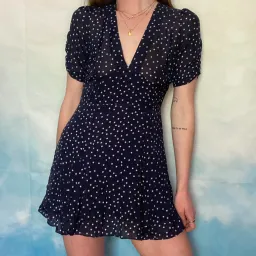 Realisation Par Ozzie Mini Dress Navy Star Size 4 for rent on The Volte - image 3