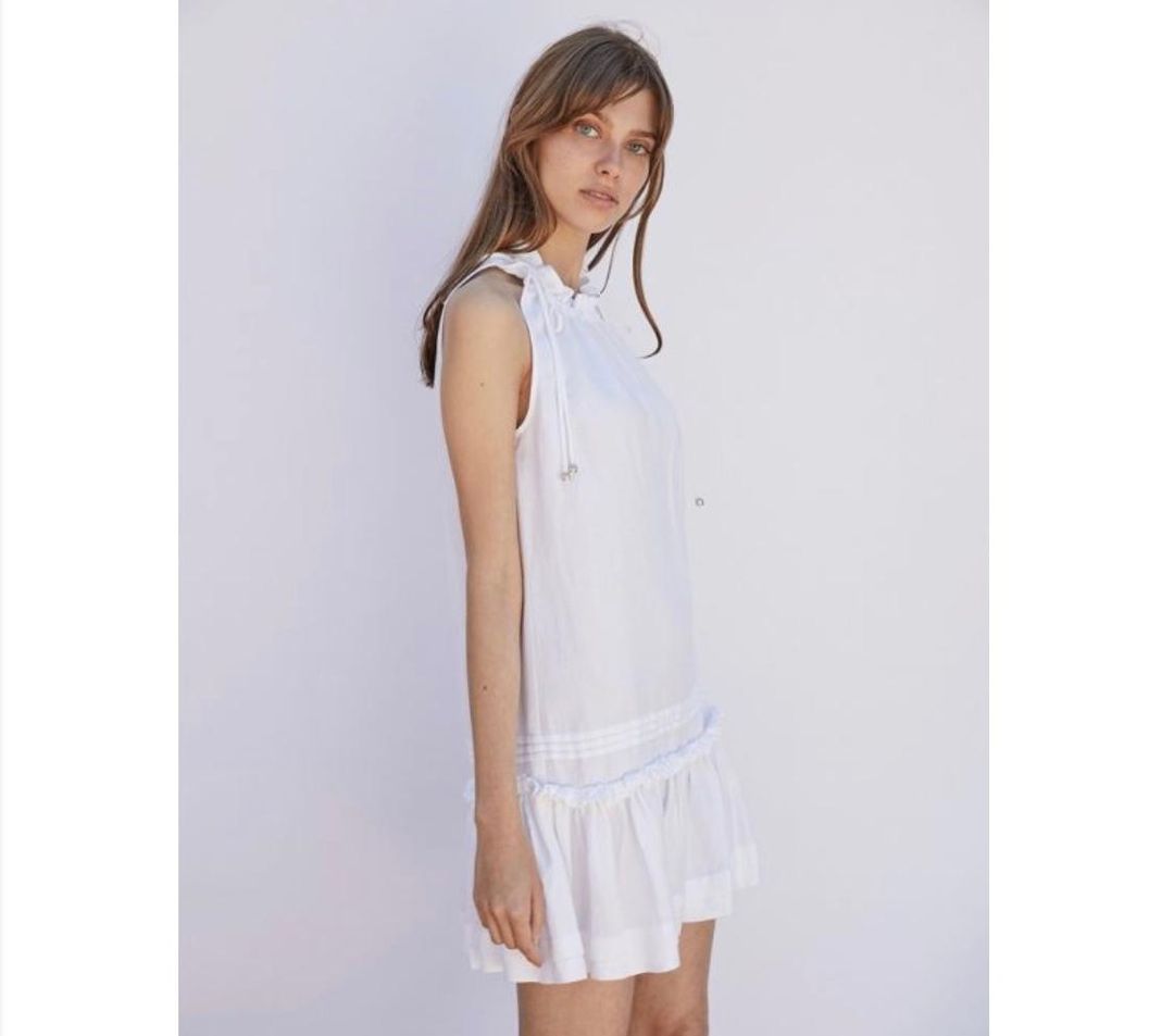 Rodeo Show Ceci Mia Mini Dress White Size 4  for rent on The Volte - main image