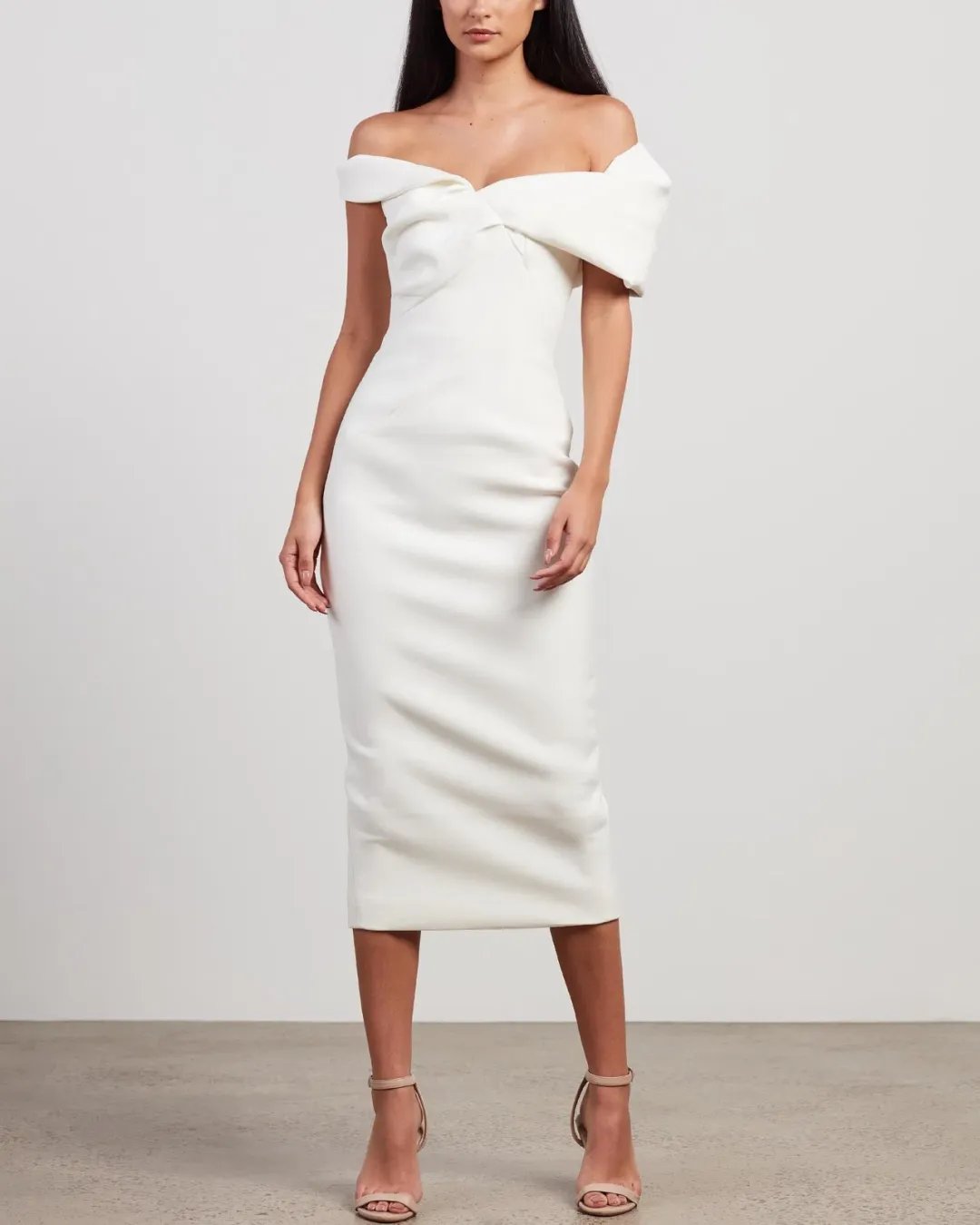 Rachel Gilbert Matteo Dress Ivory Size AU 6 for rent on The Volte - main image