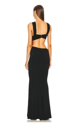Retrofete Fletcher Maxi Dress Black Size XS / AU 6 for rent on The Volte - image 2