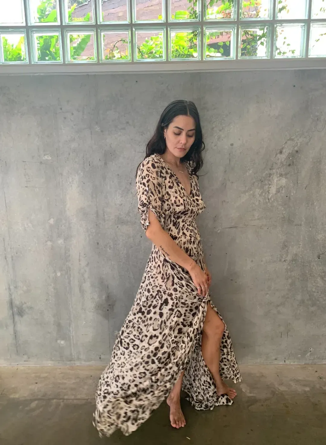 Spell Wild Ones Gown Animal Print Size M/AU 10 for rent on The Volte - main image