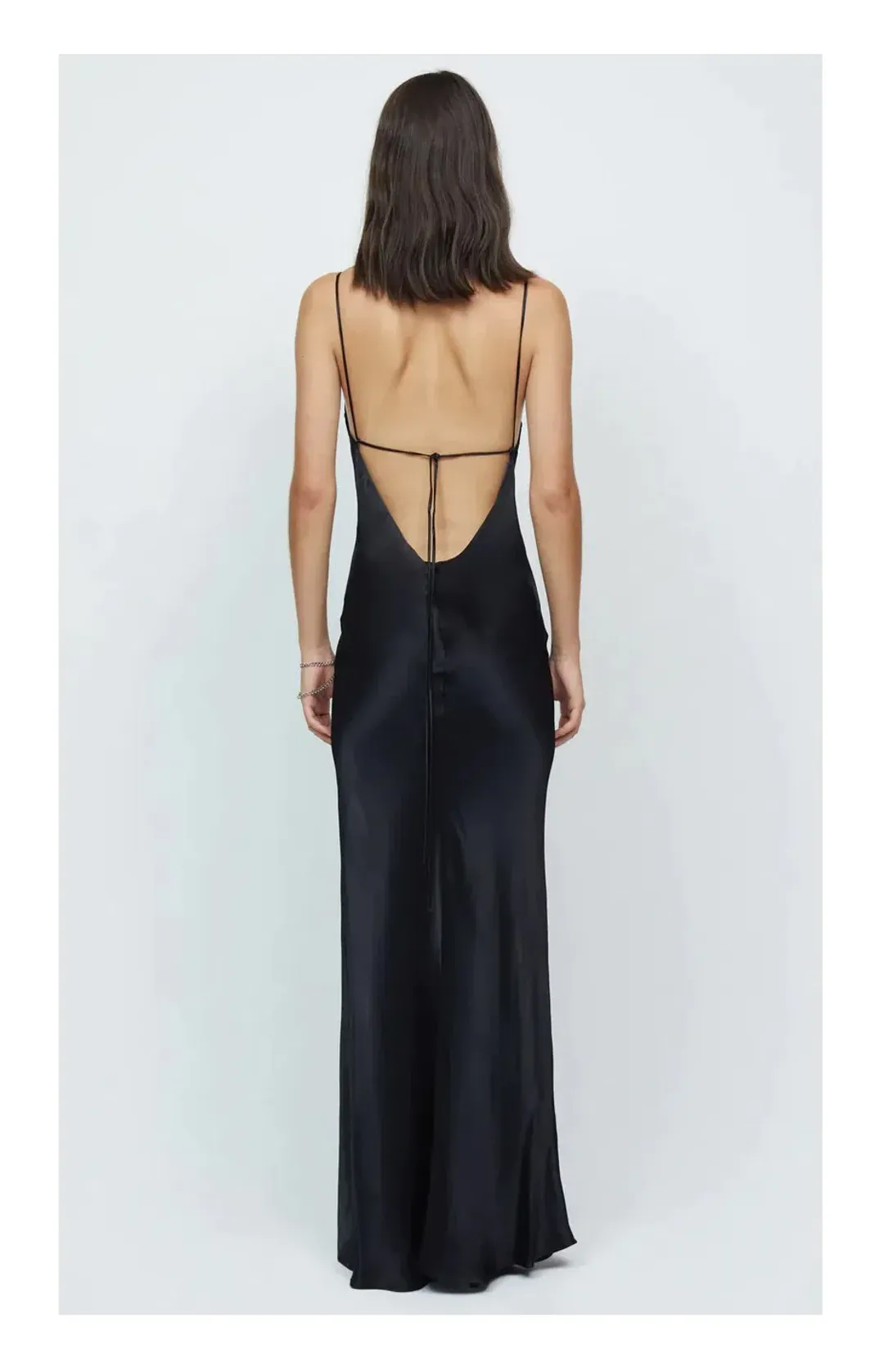 Bec and Bridge Ren Split Maxi Dress Black Size 6 for rent on The Volte - main image