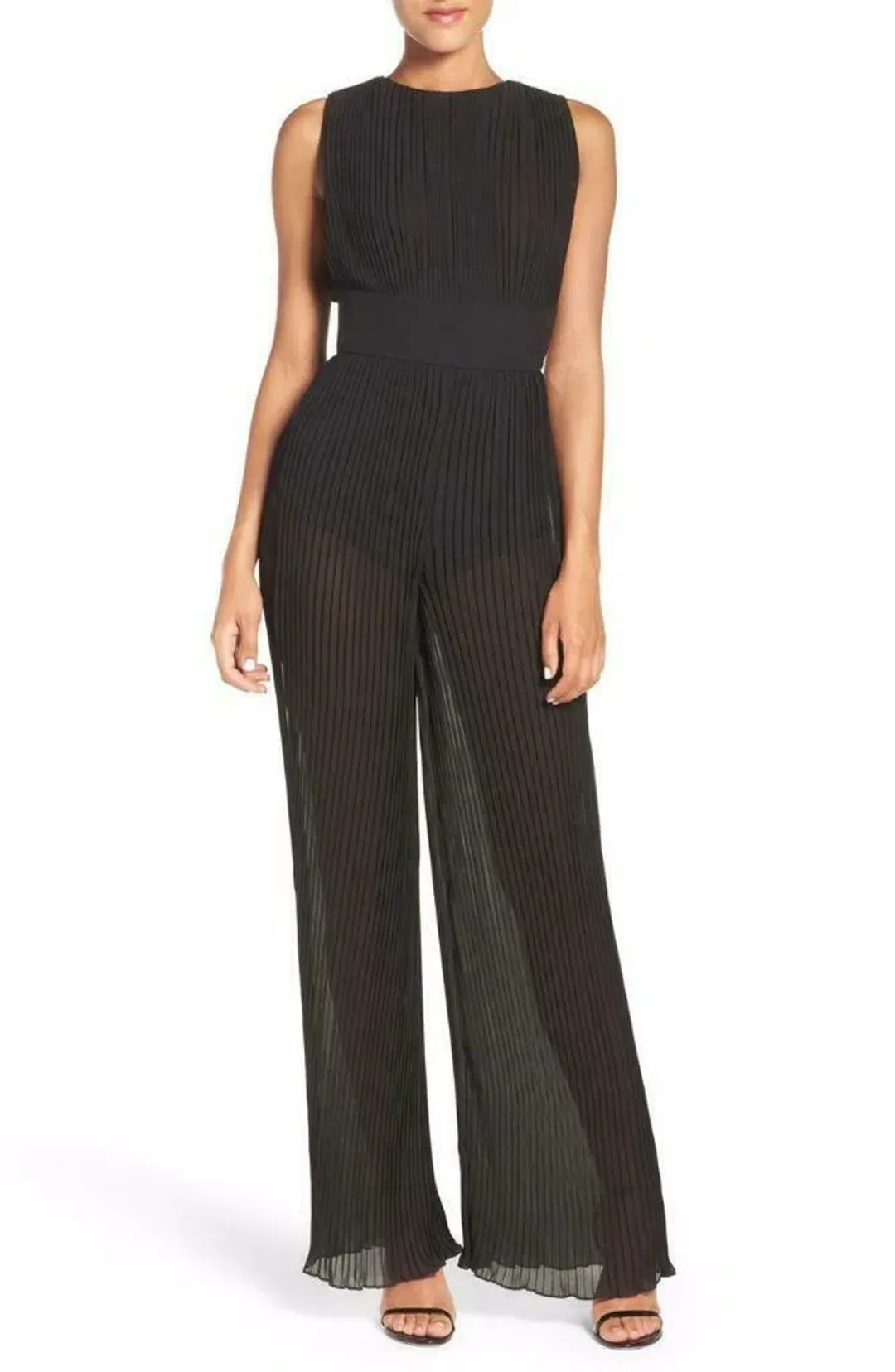 MISHA Larissa Pantsuit Black Size 6/XS for rent on The Volte - main image