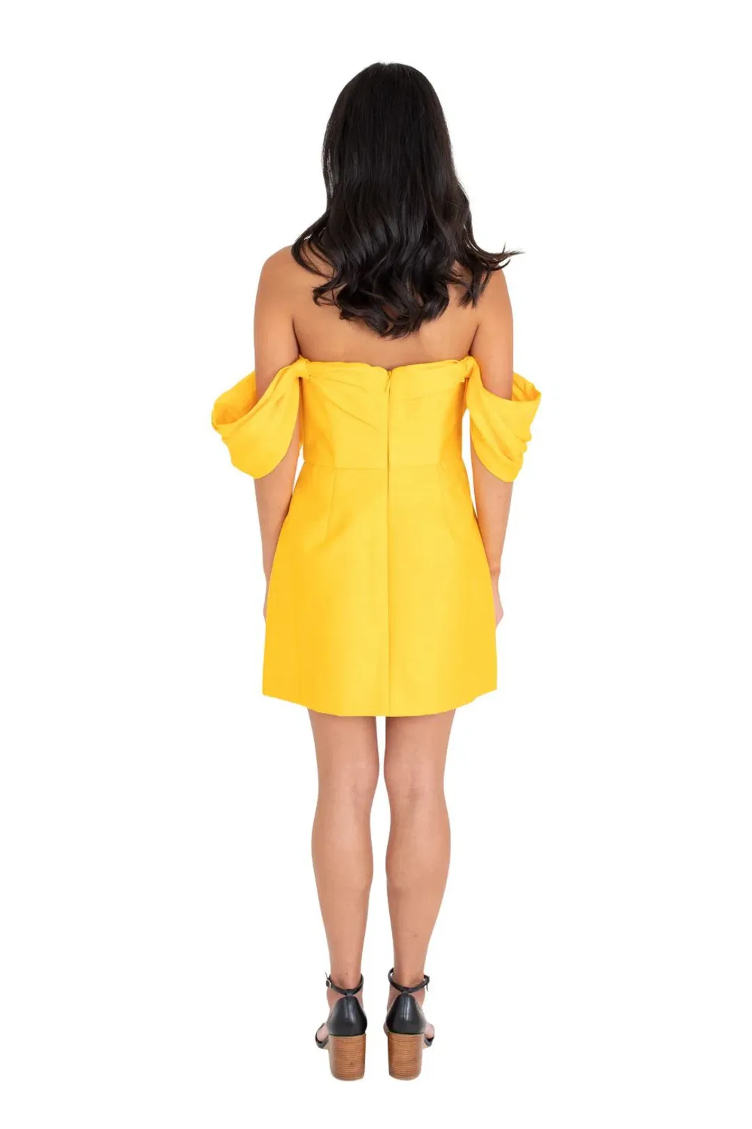Acler Selkin Dress Citrus Size 10 for rent on The Volte - main image