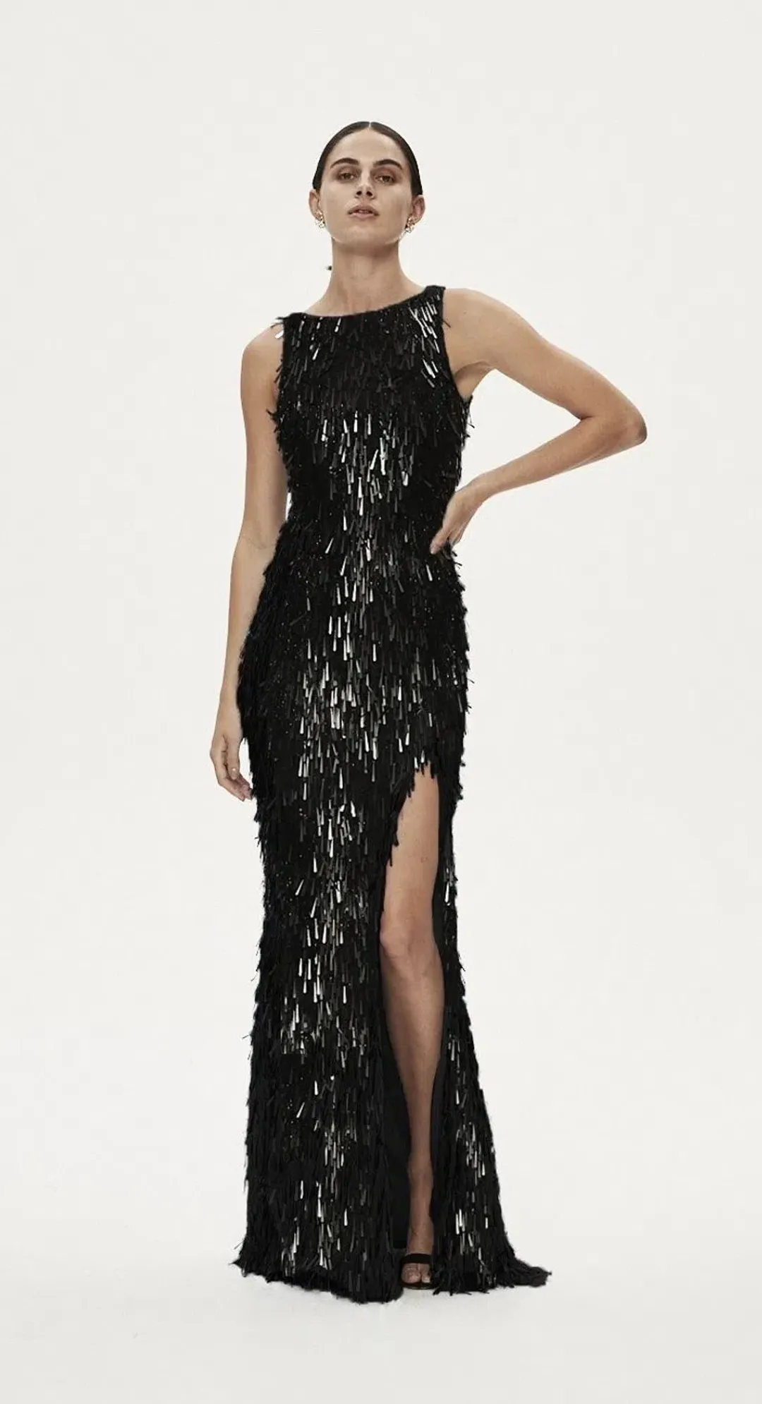 Rachel Gilbert Opus Gown Black Size 0 / AU 6 for rent on The Volte - main image