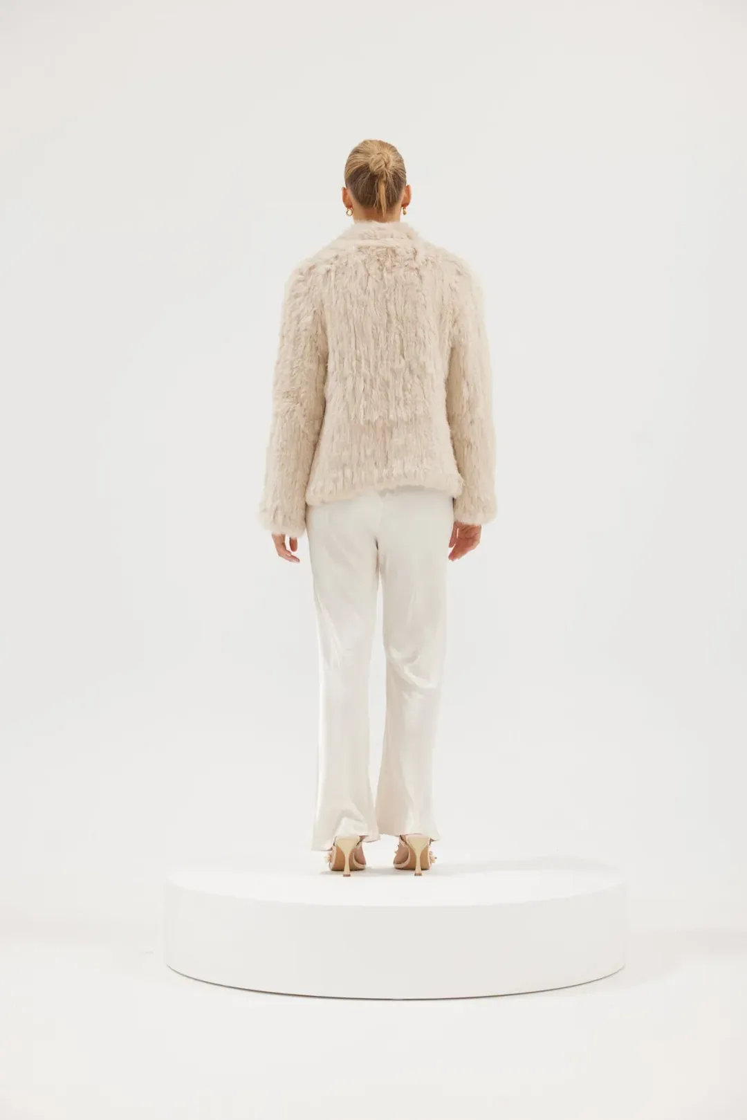 Bubish Valencia Jacket in Oatmeal Size 12  for rent on The Volte - main image