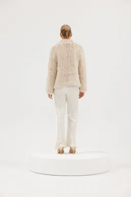 Bubish Valencia Jacket in Oatmeal Size 12  for rent on The Volte - image 3