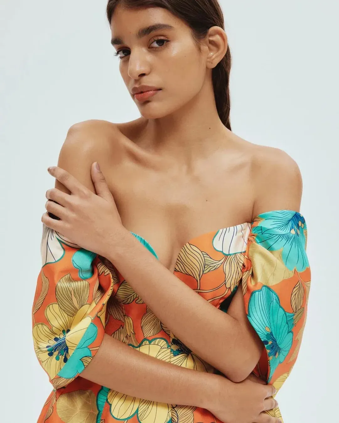 Alemais Piato Sculpt Mini Dress Floral Size 10 for rent on The Volte - main image