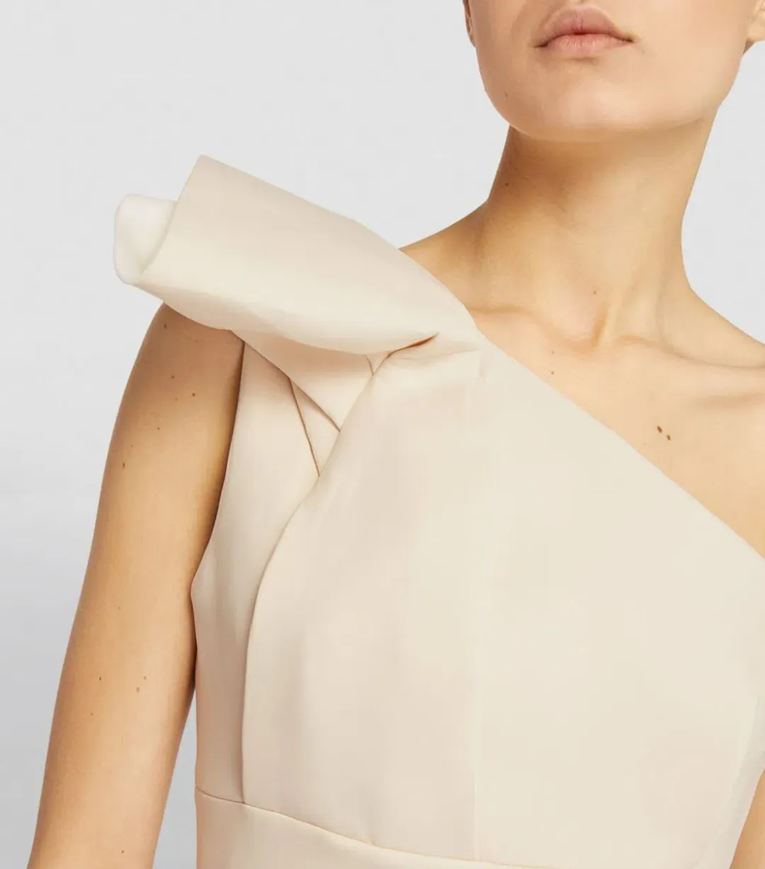 Rachel Gilbert Miche Midi Dress Beige Size 0 / AU 6 for rent on The Volte - main image