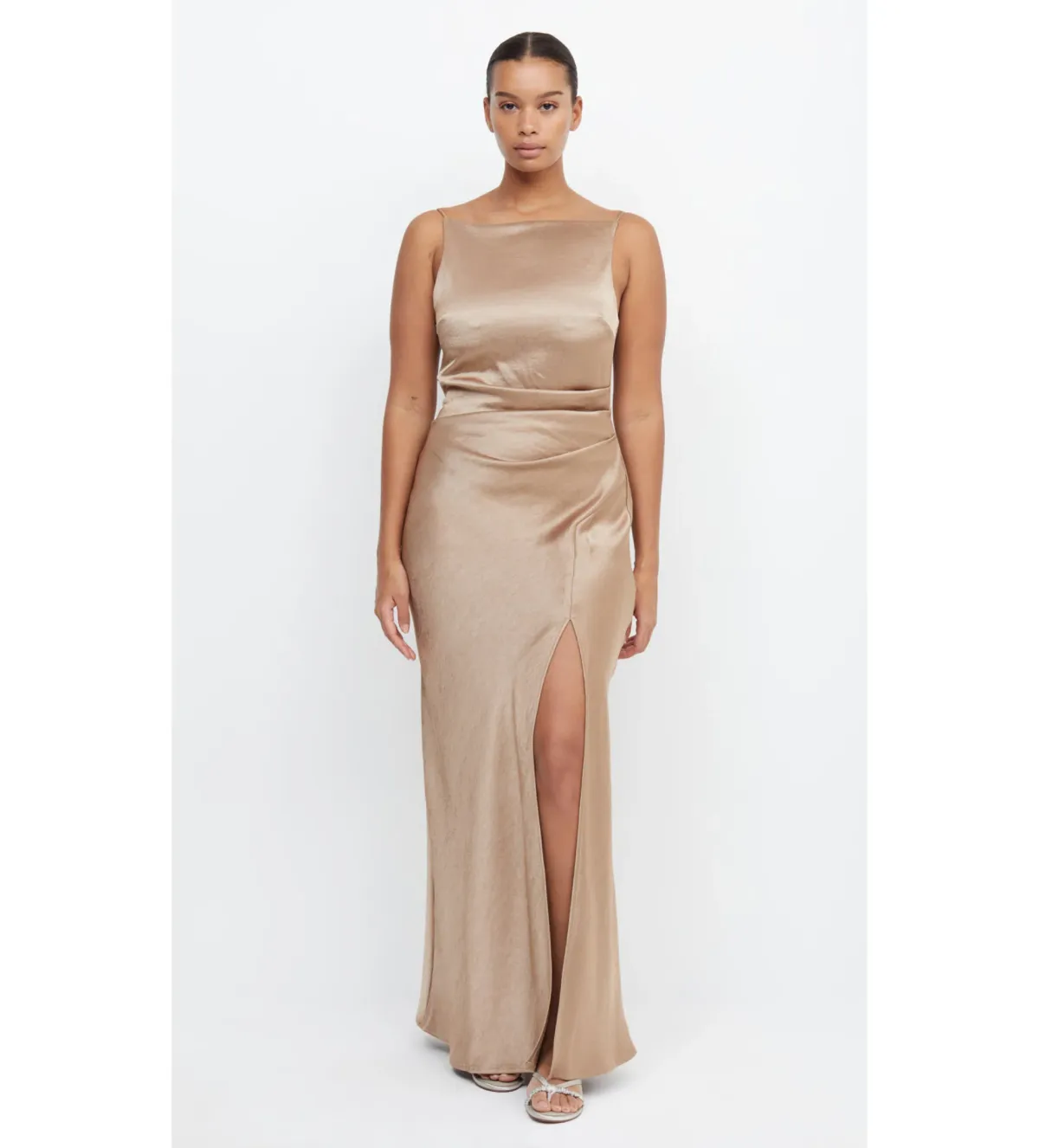 Bec & Bridge The Dreamer Maxi Dress Golden Size 10 for rent on The Volte - main image