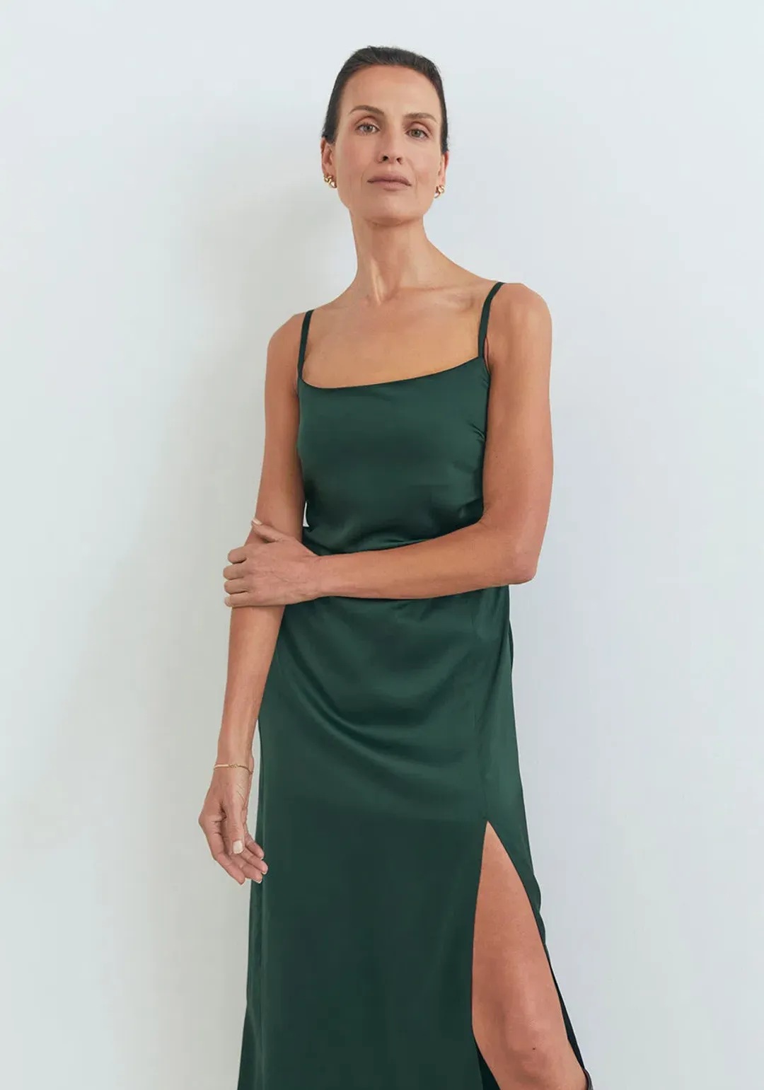 Viktoria & the Woods Immunity Dress Green Size  6 for rent on The Volte - main image