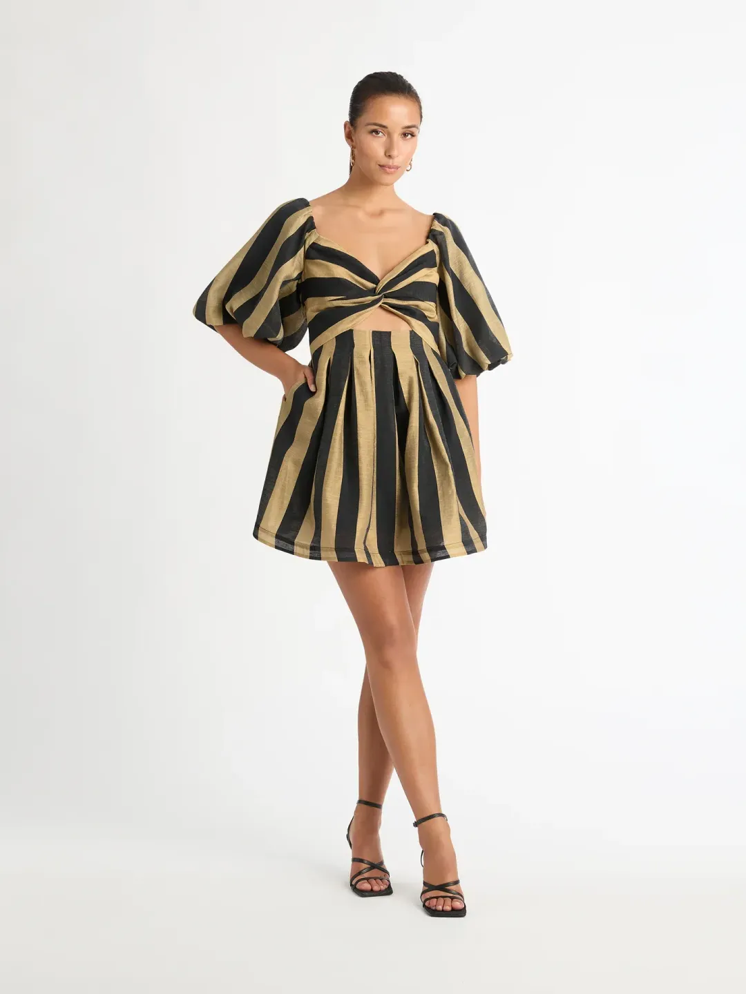 Sheike Frankie Stripe Dress Multi Size 12 for rent on The Volte - main image