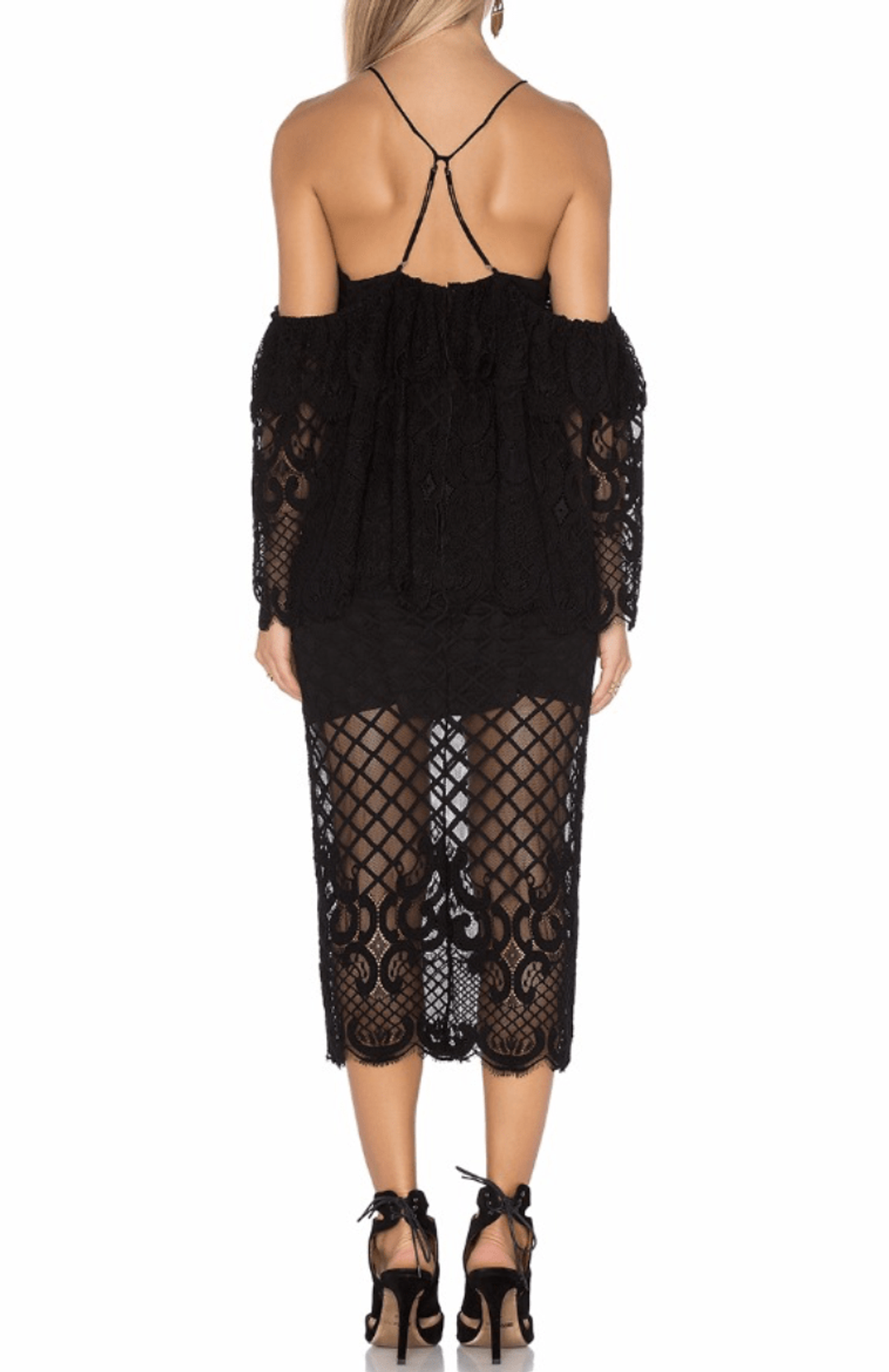 Alice Mcall Black dress for rent on The Volte - main image