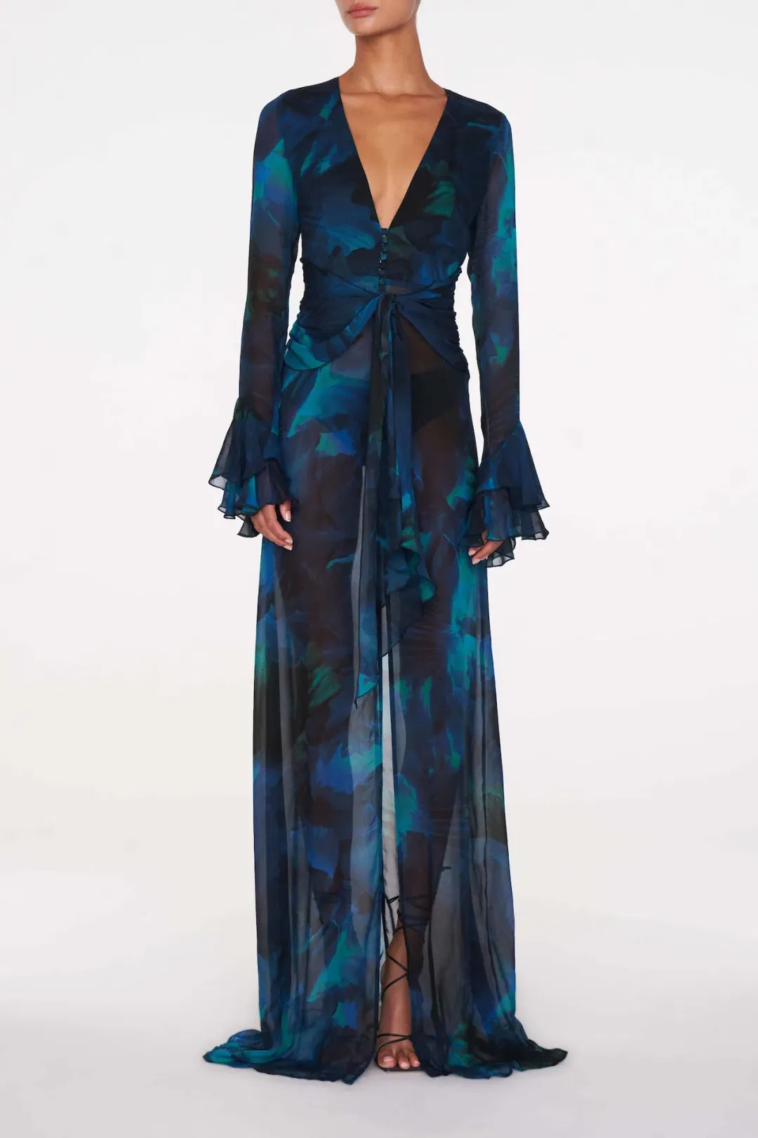 Rat & Boa Fiorella Dress Maxi Dress Blue Size S / AU 8 for rent on The Volte - main image