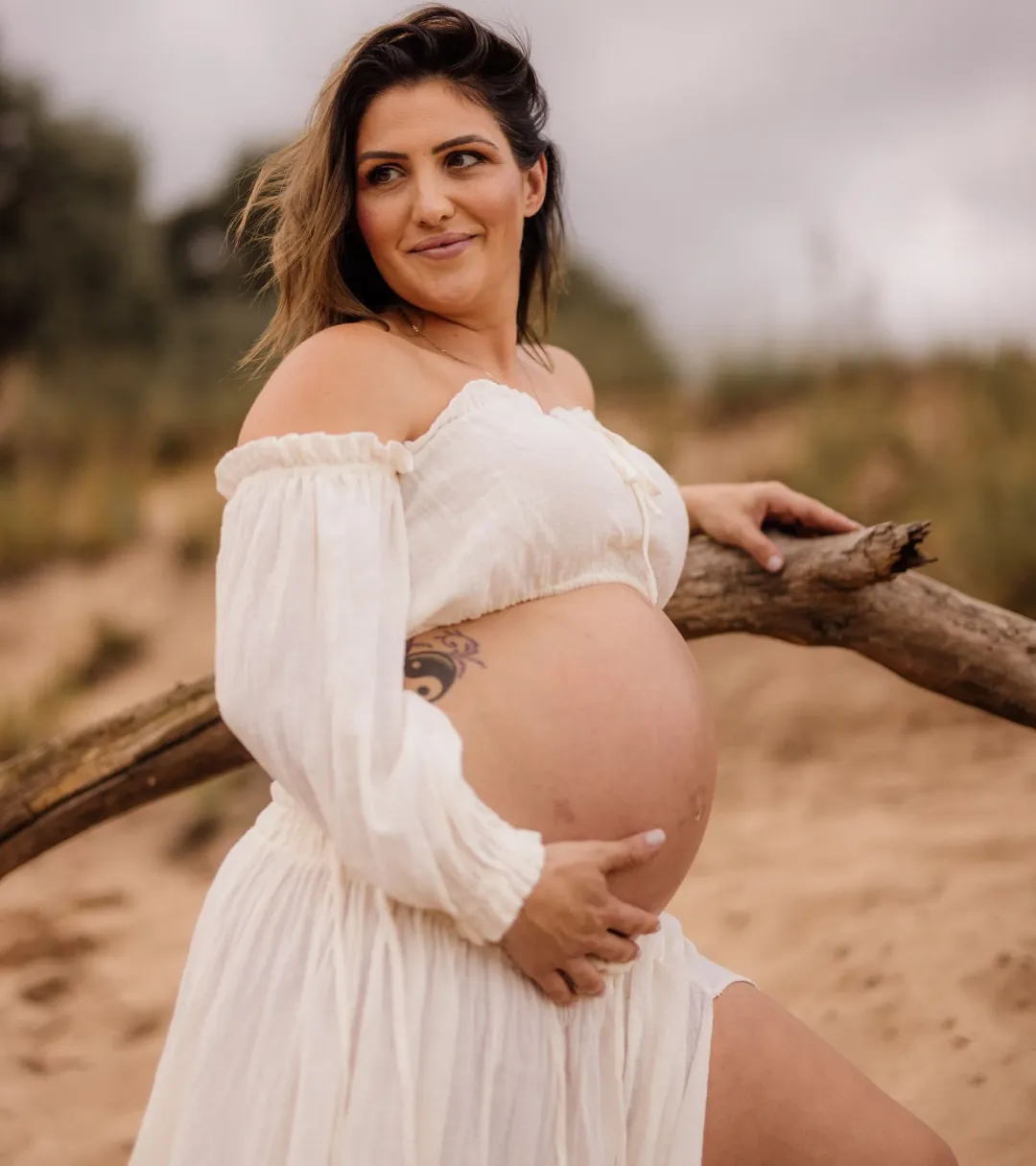 We Are Reclamation There Is Nothing Quite Like You Two Piece Ivory Gown One Size for rent on The Volte - main image