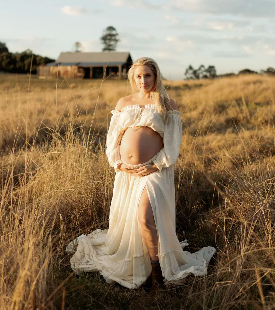 We Are Reclamation There Is Nothing Quite Like You Two Piece Ivory Gown One Size for rent on The Volte - main image