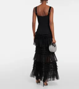 Rebecca Vallance Amelia Gown Black Size 8 for rent on The Volte - image 2