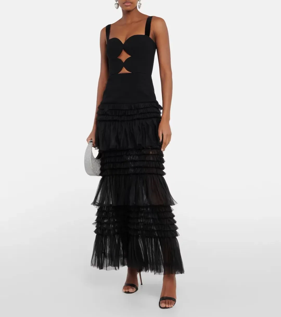 Rebecca Vallance Amelia Gown Black Size 8 for rent on The Volte - main image