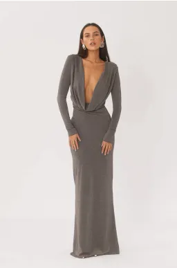Arcina Ori Jen Dress Grey Size 8 for rent on The Volte - image 1