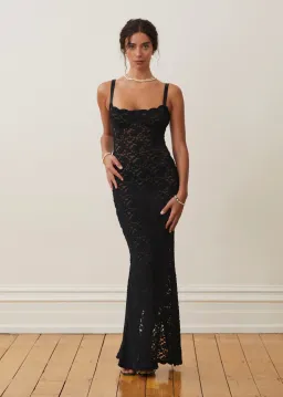 Arcina Ori Margot Dress Black Size 8  for rent on The Volte - image 1