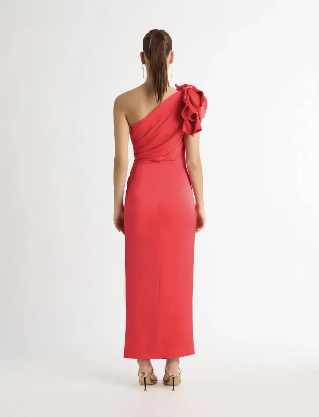 Sheike Glamour Maxi Dress Red Size 16 for rent on The Volte - main image