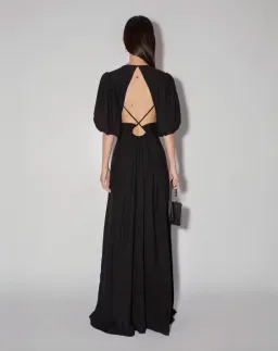 Magali Pascal The Pallida Maxi Dress Black Size 12  for rent on The Volte - image 3