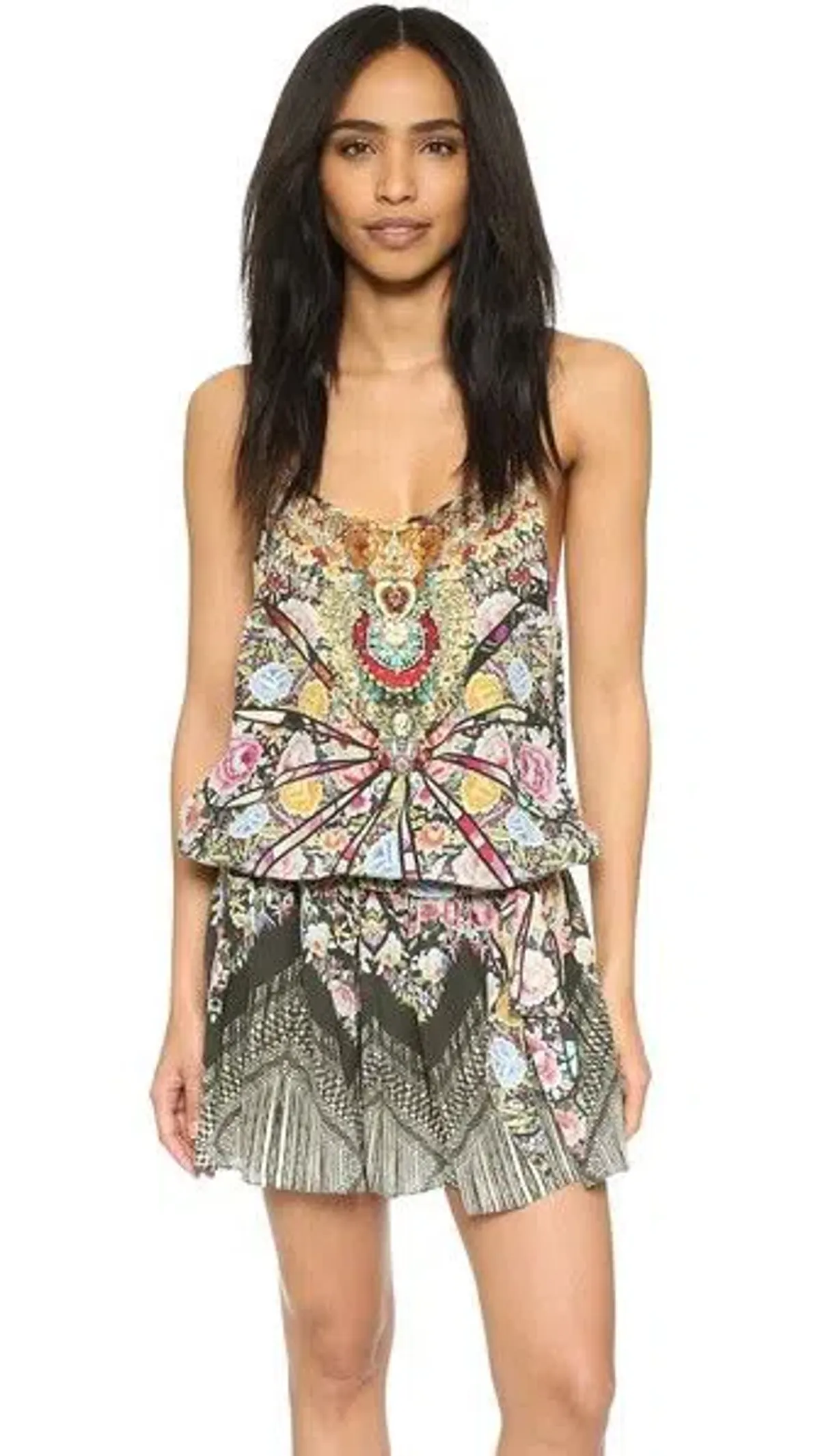 Camilla Flamenco Sweep Playsuit Print Size 1 for rent on The Volte - main image