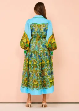 Alemais Sofie Shirtdress Multi Size 14 for rent on The Volte - image 3
