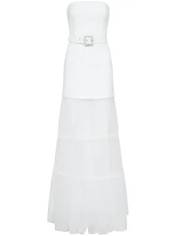 Rebecca Vallance Mirabella Strapless Gown Ivory Size 12 for rent on The Volte - image 4