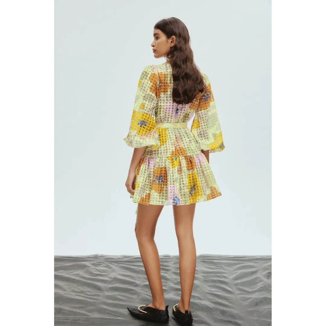 Alemais Agalia Mini Dress Floral Size 6 for rent on The Volte - main image