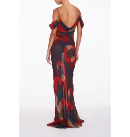 Rat & Boa Adriana Dress in Abstract Floral Print Size Small / AU 8  for rent on The Volte - image 3