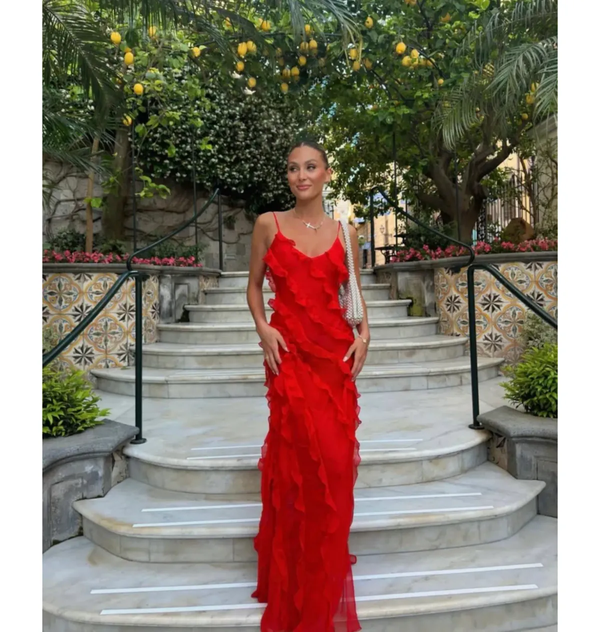 Rat & Boa Cecelia Dress Red Size M / AU 10 for rent on The Volte - main image
